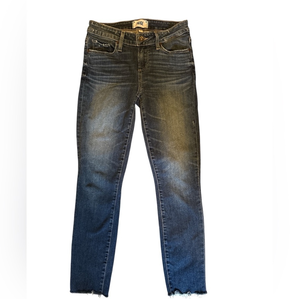 PAIGE Skyline Skinny Crop Jeans Size 26 - Picture 3 of 14